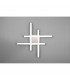 Route Modern 4 Light LED Semi Flush Light Nickel Matt 4000K-3