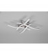 Route Modern 4 Light LED Semi Flush Light Nickel Matt 4000K-4