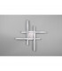 Route Modern 4 Light LED Semi Flush Light Nickel Matt 4000K-5
