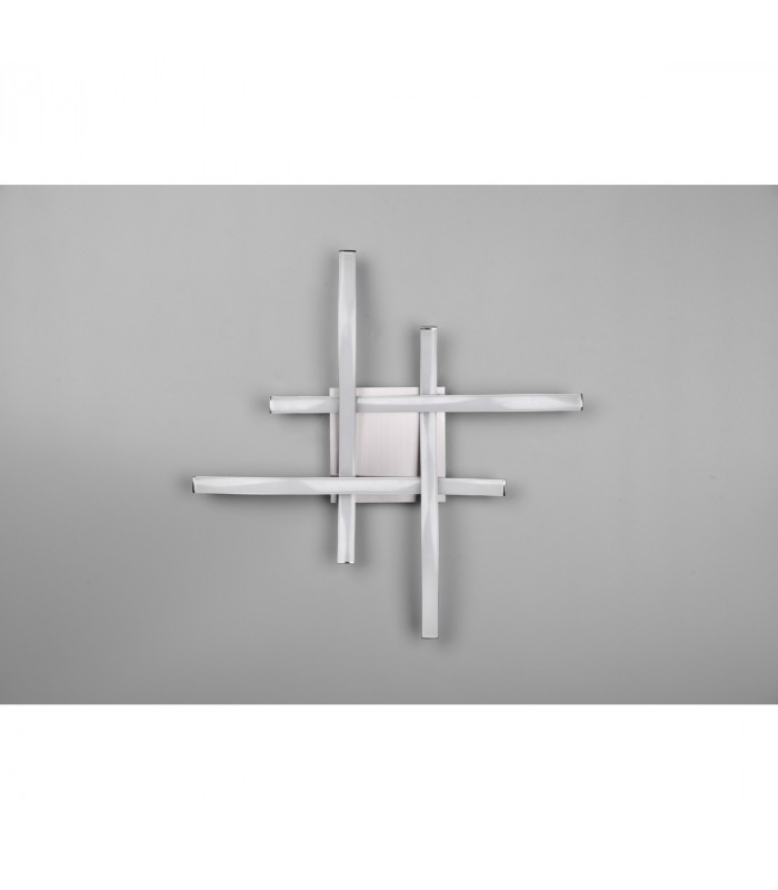 Route Modern 4 Light LED Semi Flush Light Nickel Matt 4000K-5