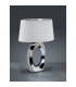 Taba Modern Table Lamp with Oval Shade Silver-1