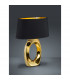Taba Modern Table Lamp with Oval Shade Gold-1