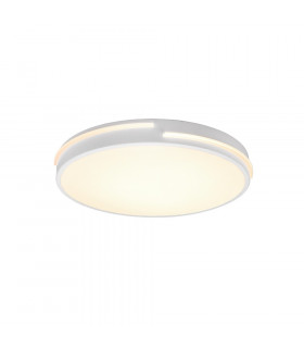 Tacoma Modern Flush Ceiling Light White Matt 2700-6500K Remote control-1
