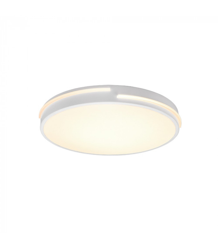 Tacoma Modern Flush Ceiling Light White Matt 2700-6500K Remote control-1