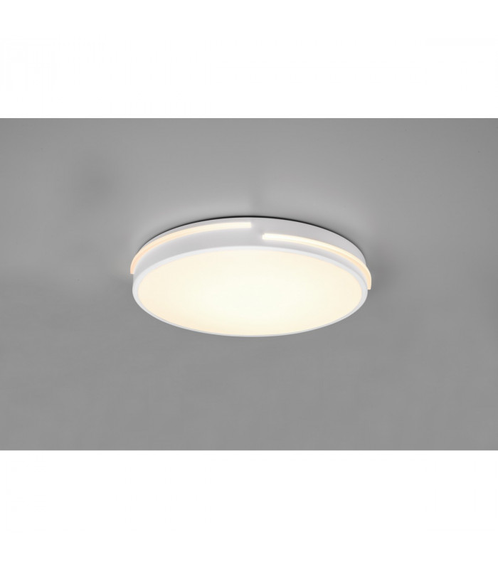 Tacoma Modern Flush Ceiling Light White Matt 2700-6500K Remote control-2