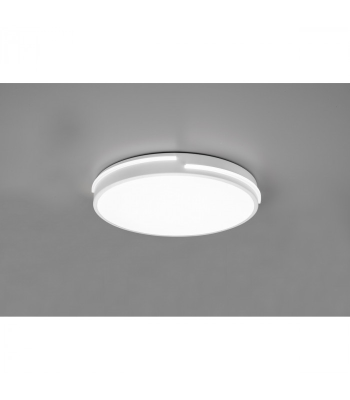 Tacoma Modern Flush Ceiling Light White Matt 2700-6500K Remote control-3