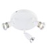 3 Light Adjustable Spotlight Gloss White, GU10 - 1