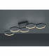 Vigo Modern LED Semi Flush Light Anthracite 3000K-2