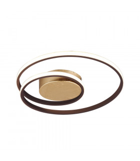 Zibal Modern LED Semi Flush Light Rusty 3000K-1