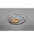 Zibal Modern LED Semi Flush Light Rusty 3000K-3