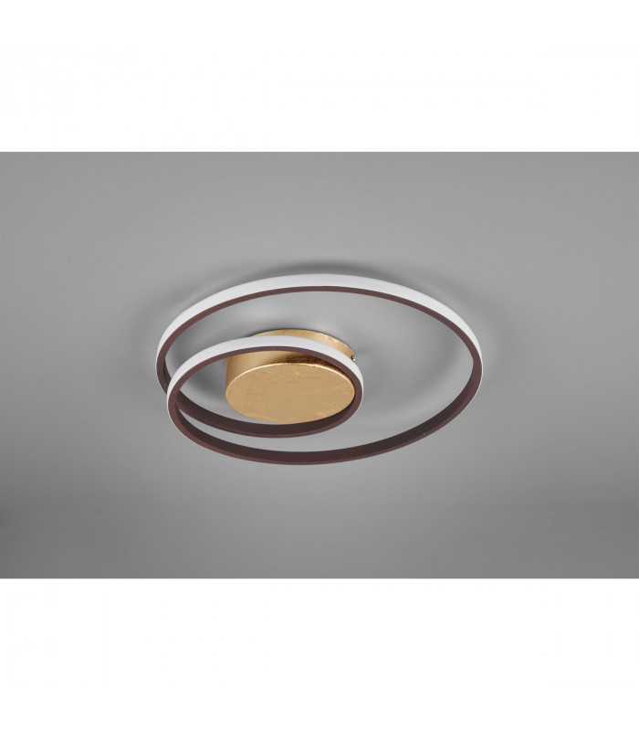 Zibal Modern LED Semi Flush Light Rusty 3000K-3