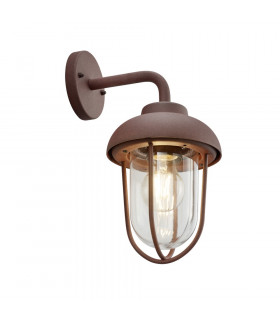 Duero Vintage Outdoor Wall Lantern Rusty IP44-1