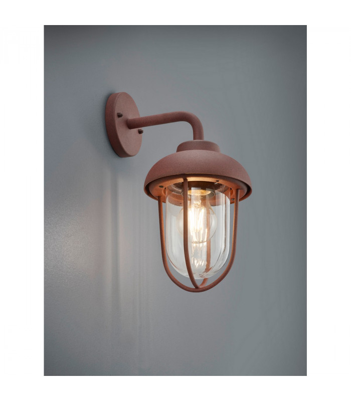 Duero Vintage Outdoor Wall Lantern Rusty IP44-2