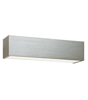 1 Light Indoor Wall Light Brushed Silver - 1
