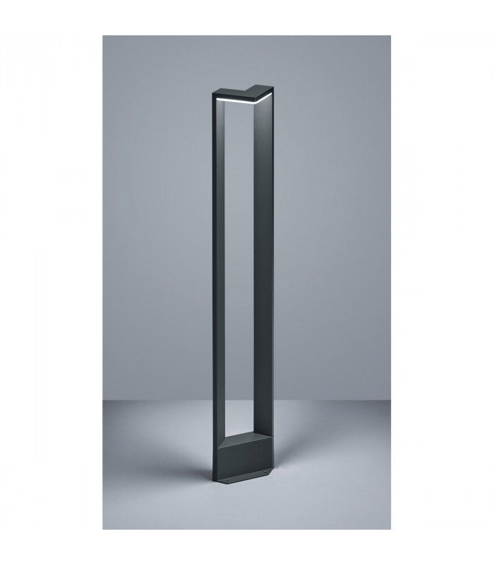 Ganges Modern Outdoor Bollard Anthracite 3000K IP54-2