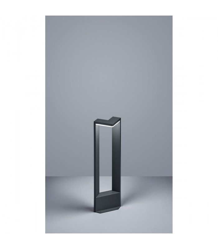 Ganges Modern Outdoor Pedestal Light Anthracite 3000K IP54-2
