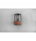 Garonne Modern Outdoor Wall Lantern Wood coloured IP44-3