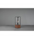 Garonne Modern Outdoor Pedestal Light Wood coloured IP44-3