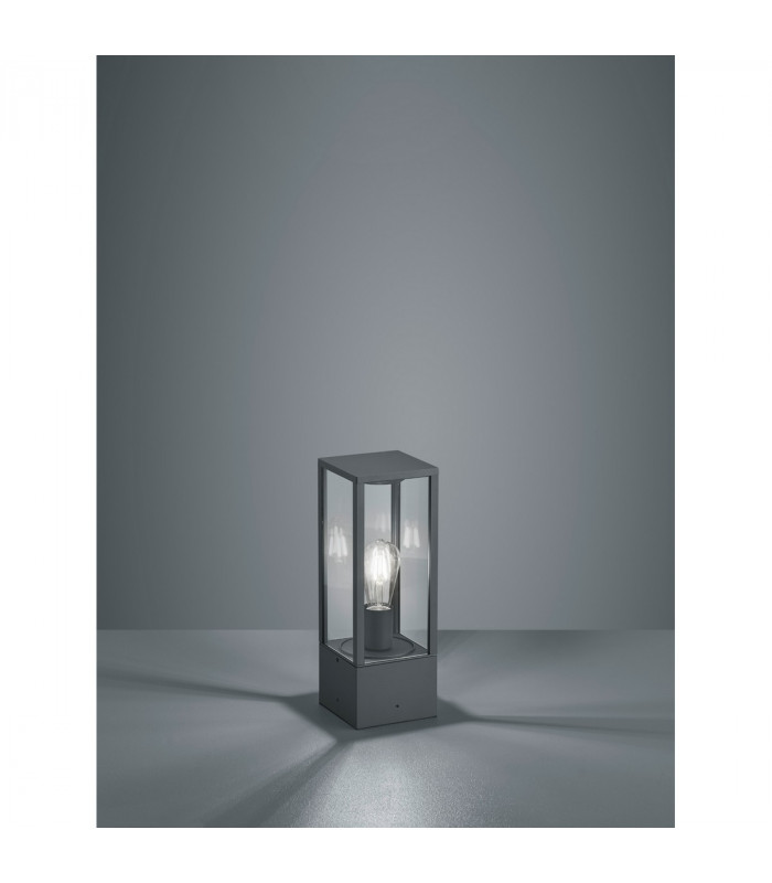 Garonne Modern Outdoor Pedestal Light Anthracite IP44-2