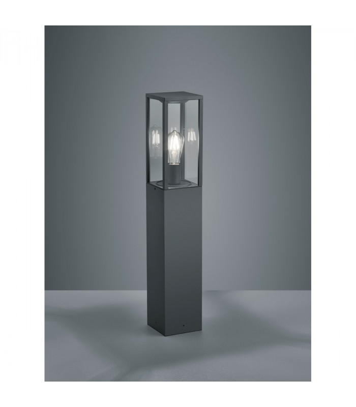 Garonne Modern Outdoor Bollard Anthracite IP44-2