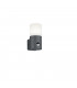 Hoosic Modern Outdoor Modern Wall Lamp Anthracite IP44 with PIR-1