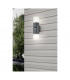 Hoosic Modern 2 Light Outdoor Up Down Wall Lamp Anthracite IP44 with PIR-3