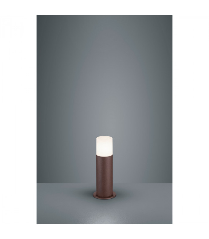 Hoosic Modern Outdoor Pedestal Light Rusty IP44-2