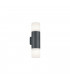 Hoosic Modern 2 Light Outdoor Up Down Wall Lamp Anthracite IP44-1