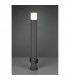 Hoosic Modern 80cm Outdoor Bollard with Plug Anthracite IP44-2
