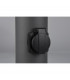 Hoosic Modern 80cm Outdoor Bollard with Plug Anthracite IP44-4