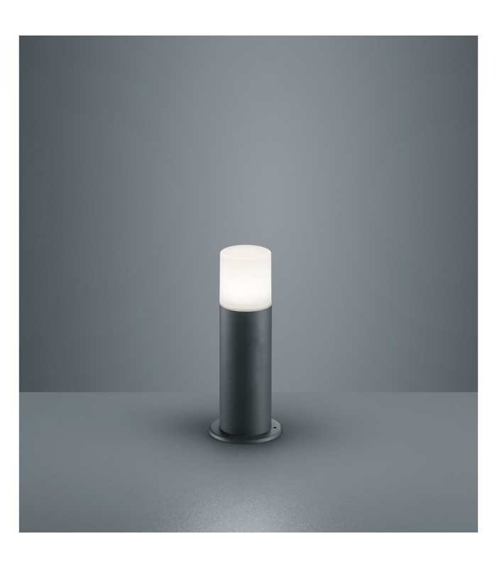 Hoosic Modern Outdoor Pedestal Light Anthracite IP44-2