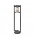 Lunga Modern Outdoor Bollard Anthracite IP44 with Dusk sensor-1