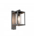 Lunga Modern Outdoor Wall Lantern Anthracite IP44 with Dusk sensor-1