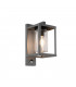 Lunga Modern Outdoor Wall Lantern Anthracite IP44 with PIR-1