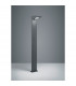 Nelson Modern 100cm Outdoor Bollard Anthracite 3000K IP54 with PIR-2