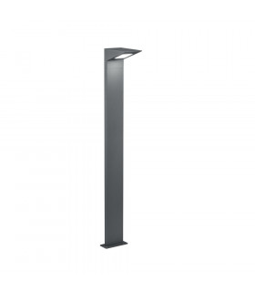 Nelson Modern 100cm Outdoor Bollard Anthracite 3000K IP54-1
