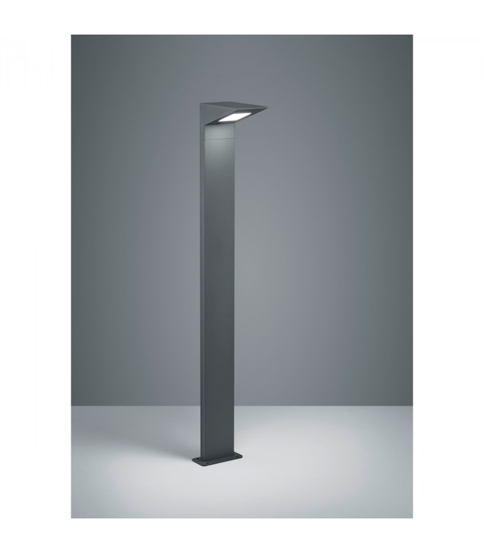 Nelson Modern 100cm Outdoor Bollard Anthracite 3000K IP54-2