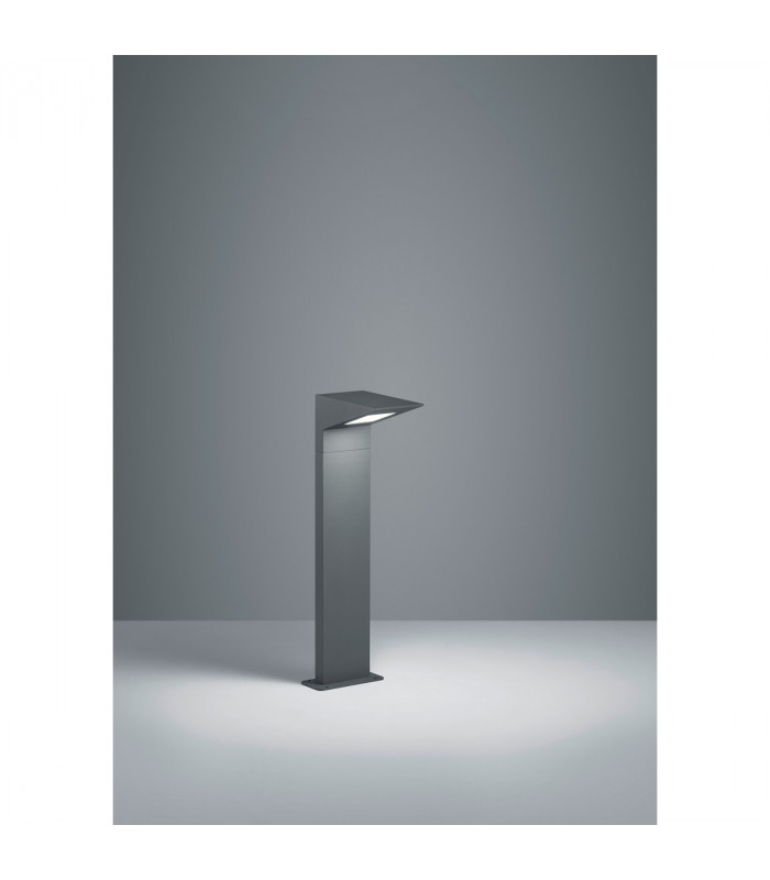 Nelson Modern 50cm Outdoor Bollard Anthracite 3000K IP54-2