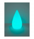 Palmas Modern RGBW LED 20cm Outdoor Portable Lamp White 3000K IP44 Remote control-3