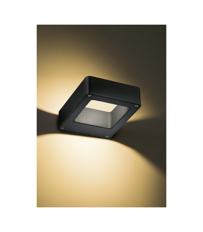 Reno Modern Outdoor Up Down Wall Lamp Anthracite 3000K IP54-3