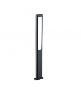 Rhine Modern 2 Light Outdoor Bollard Anthracite 3000K IP54-1