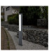 Rhine Modern 2 Light Outdoor Bollard Anthracite 3000K IP54-4