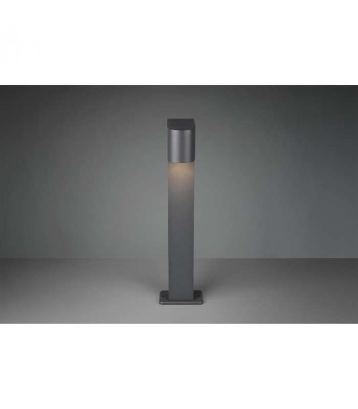 Roya Modern 50cm Outdoor Bollard Anthracite IP44-4