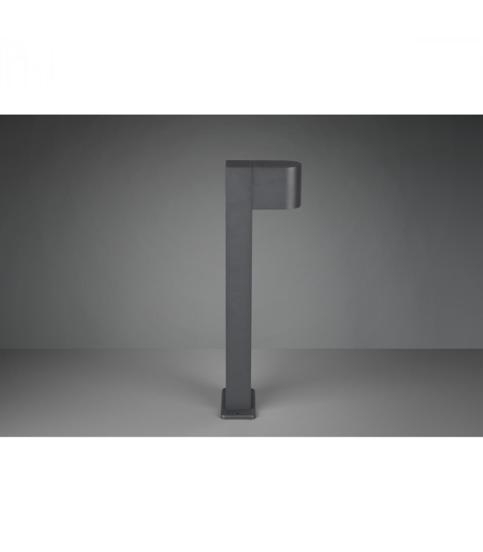 Roya Modern 50cm Outdoor Bollard Anthracite IP44-5