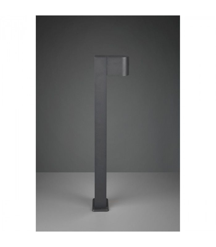Roya Modern 100cm Outdoor Bollard Anthracite IP44-5