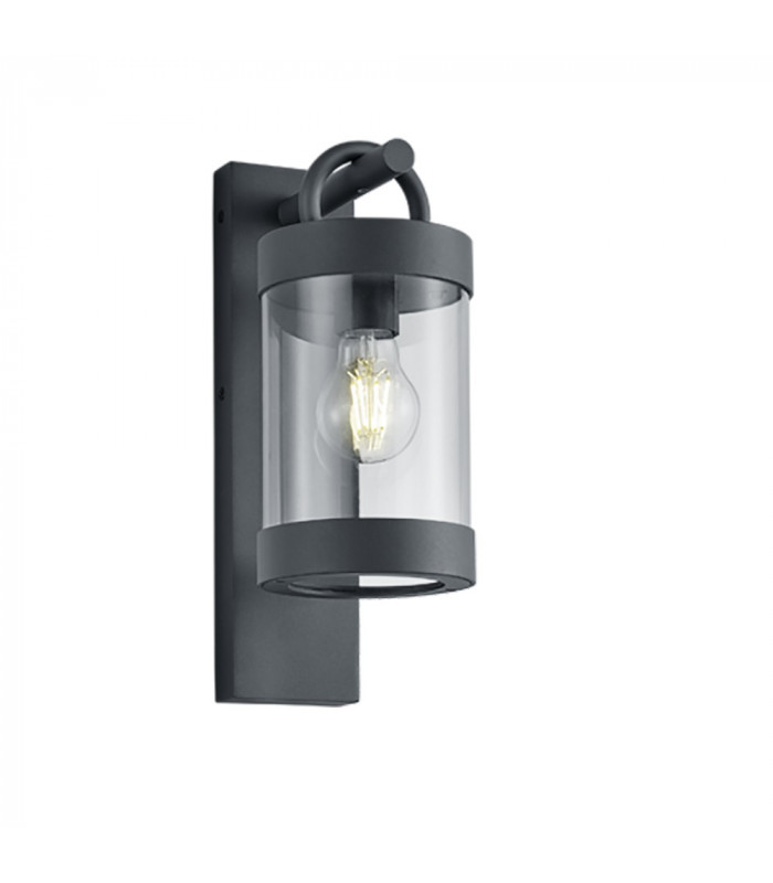 Sambesi Modern Outdoor Wall Lantern Anthracite IP44 with Dusk sensor-1