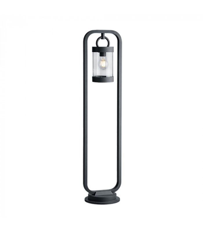Sambesi Modern 100cm Outdoor Bollard Anthracite IP44 with Dusk sensor-1