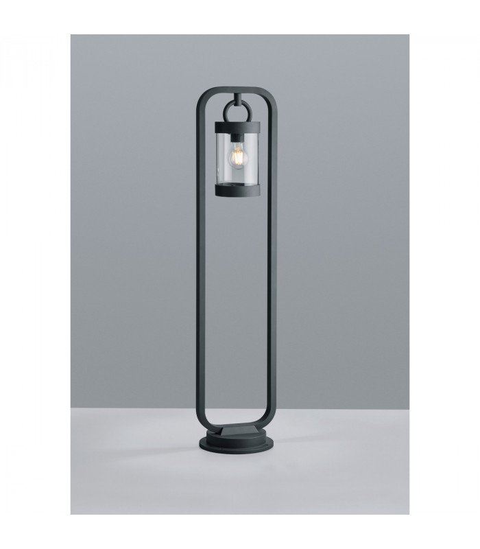 Sambesi Modern 100cm Outdoor Bollard Anthracite IP44 with Dusk sensor-2