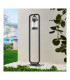 Sambesi Modern 100cm Outdoor Bollard Anthracite IP44 with Dusk sensor-5