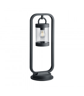 Sambesi Modern 60cm Outdoor Bollard Anthracite IP44 with Dusk sensor-1